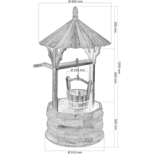 Studzienka do ogrodu ozdoba dekoracja na Arena.pl
