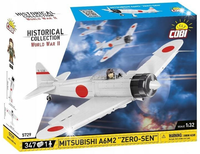 KLOCKI COBI 5729 SAMOLOT MYŚLIWSKI MITSUBISHI A6M2 ZERO-SEN