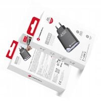 Szybka ładowarka GAN 45W 2 porty kostka do Oppo Reno 12FS 5G