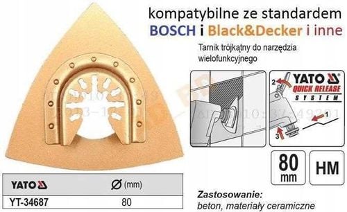 tarnik trójkątny do yt-82220 yato na Arena.pl