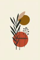 Plakat 61x90,5cm Kontrast w Botanice