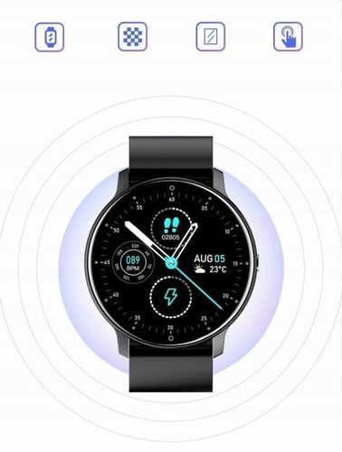CZARNY SMARTWATCH Gravity GT1-3 PRO INTELIGENTNY CIŚNIENIE TLEN KROKOMIERZ na Arena.pl