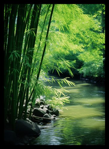 Plakat 25x35cm Spokój Bambusów na Arena.pl