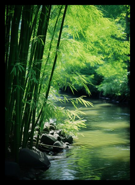 Plakat 25x35cm Spokój Bambusów zdjęcie 2