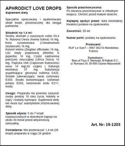 supl.diety aphrodict love drops 20 ml na Arena.pl