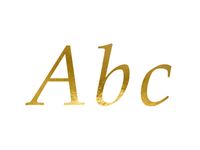 Naklejki złote LITERY na balony, ścianę, dekorację