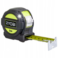 RYOBI MIARKA ZWIJANA 5M Z NYLONOWĄ POWŁOKĄ RTM5M