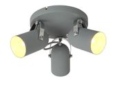 Gray plafon 3x40W E14 szary