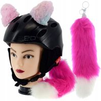 OZDOBA DO KASKU NARCIARSKIEGO MOTOCYKLOWEGO NA RZEPY USZY KITA