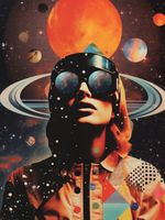 Plakat 60x80cm Kosmiczne Wizje