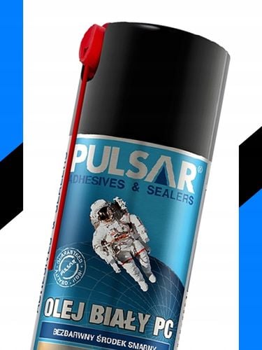 OLEJ BIAŁY PULSAR BEZBARWNY SPRAY ŚRODEK SMARNY 400 ml na Arena.pl