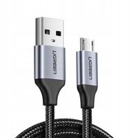 2 x Kabel UGREEN US290 Micro USB 1.5m Szybkie Ładowanie i Transfer Danych