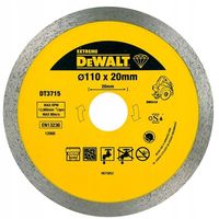 TARCZA DIAMENTOWA DO CIĘCIA PŁYTEK 110*20MM HARD TILE - DW DT3715