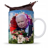 Kubek Full Print Prezesa Jarosław Kaczyński Pis Z Nadrukiem Ze Zdjęciem