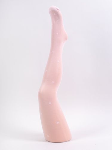 Rajstopy dziecięce lycra wzorzyste pudrowo różowe 20 DEN 80-86 YOCLUB na Arena.pl