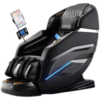 Fotel masujący rozkładany masażer Shiatsu z ogrzewaniem rozciąganiem Skanem