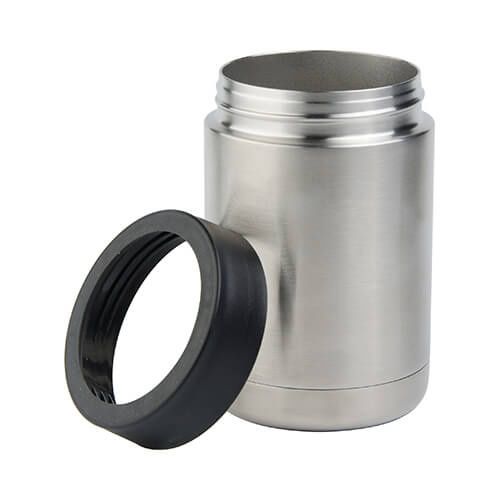 Cooler do puszki 360 ml do sublimacji - srebrny zdjęcie 2