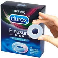 Pierścień Erekcyjny DUREX Pleasure Ring DŁUGI SEX Erekcja Orgazm