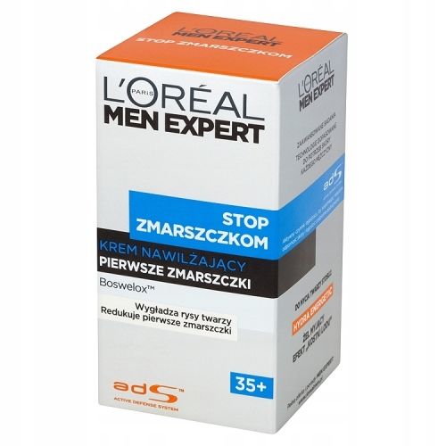 LOREAL Paris Men Expert Stop Zmarszczkom 35+ krem nawilżający 50ml na Arena.pl