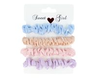 Komplet gumek do włosów Atłasowe 4 sztuki