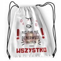 Plecak Dla Miłosza Sportowy Szkolny Worek Torba Z Nadrukiem Ze Zdjęciem