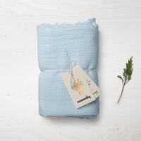 Otulacz Muślinowy | Kocyk 120x120 cm  Błękitny