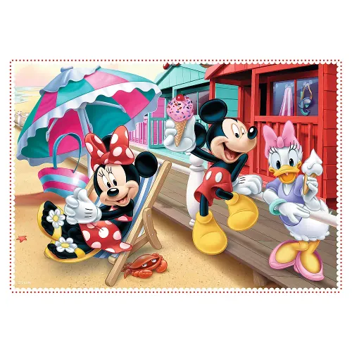 Puzzle 4W1. Minnie Z Przyjaciółmi na Arena.pl