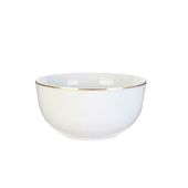 Miska Pearl Gold 500 ml biała