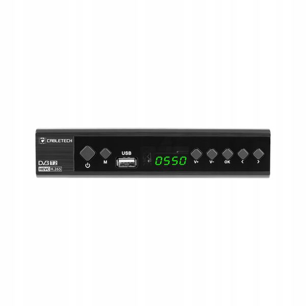 Tuner DVB-T2 DVB-C Hevc H.265 10bit dekoder tv naziemnej Cabletech zdjęcie 3