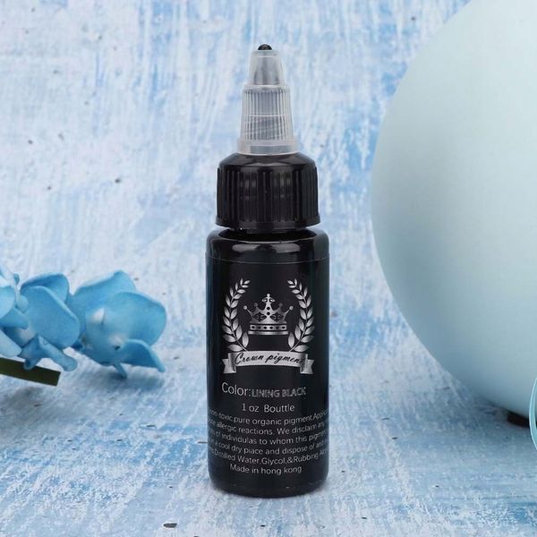 TUSZ DO TATUAŻU LINING BLACK 30ml CZARNY zdjęcie 2