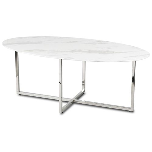 Stolik kawowy Vertigo Silver White 120cm na Arena.pl