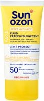 SUNOZON FLUID PRZECIWSŁONECZNY MATUJĄCY NAWILŻAJĄCY UVA+UVB SPF 50 50 ML