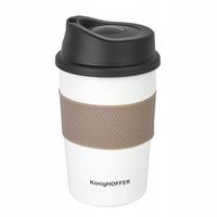 KUBEK TERMICZNY do KAWY Herbaty na WYNOS Biały Konighoffer Elliot 330 ml