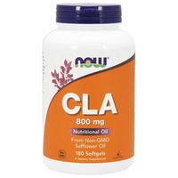 NOW FOODS CLA 800 mg sprzężony Kwas Linolowy z oleju z Nas Krokosza 180 ka