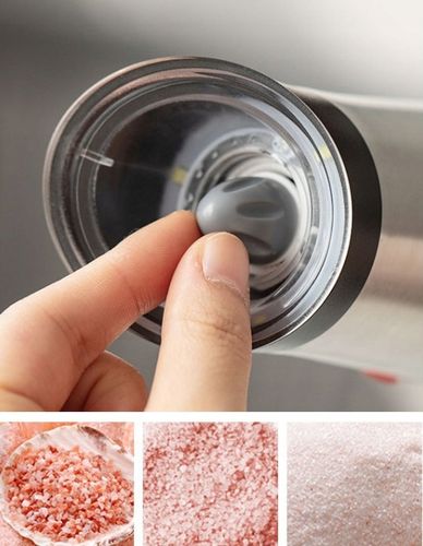 ZESTAW MŁYNKÓW GRAWITACYJNYCH DO PIEPRZU SOLI LED na Arena.pl