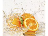 OBRAZ DRUK POMARAŃCZA WODZIE