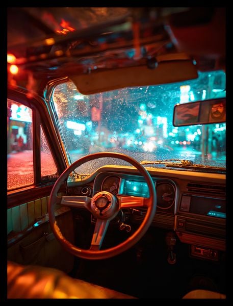 Plakat 30x40cm Nocny Kierowca zdjęcie 2