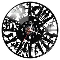 Zegar ścienny z płyty winylowej Znaki zodiaku 325.14