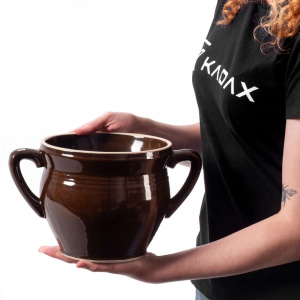 Kadax Garnek Kamionkowy do Kiszenia Kapusty 3,5L zdjęcie 2