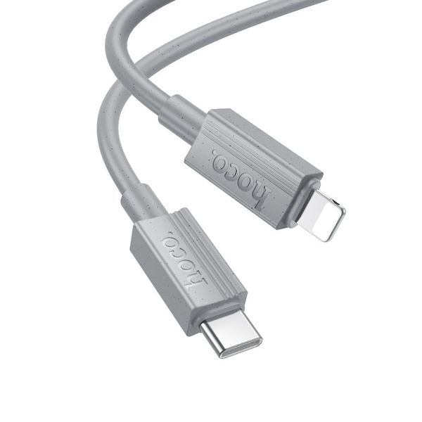 Kabel USB C do Lightning Hoco PD 27W 1 m X107 szary zdjęcie 1