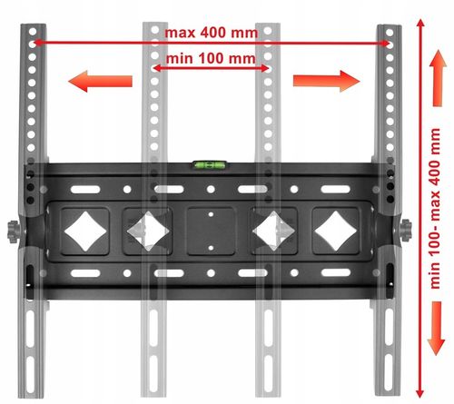 Super Mocny Uchwyt do Telewizora 25-80 cali 80kg Regulacja nachylenia na Arena.pl