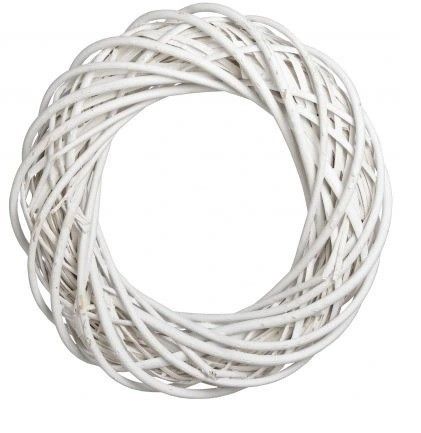 Wianek wiklinowy Biały średnica 20 cm WIKLINAGruby na Arena.pl