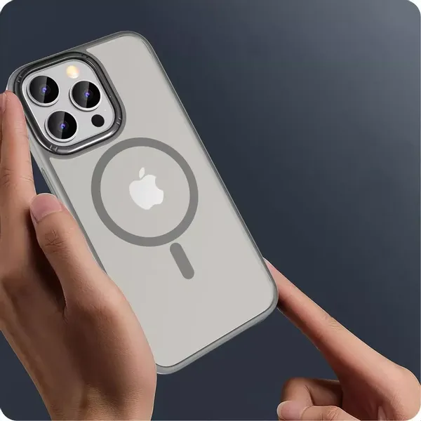 Etui Magmat ”2” Magsafe do Apple iPhone 15 Pro Max Matte Titanium zdjęcie 1