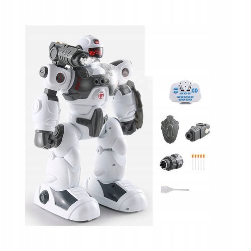MULTIFUNKCYJNY ROBOT STEROWANY STRZELA STRZAŁKAMI PARĄ PILOT PROGRAMOWANIE na Arena.pl