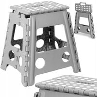 STOŁEK SKŁADANY KUCHENNY TABORET ANTYPOŚLIZGOWY MOCNY STABILNY DUŻY