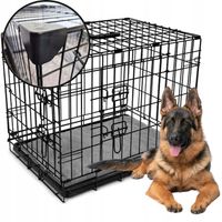 Klatka dla psa Kennelowa dla owczarka kojec 107x69x75- narożniki GRATIS XL