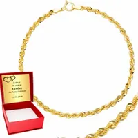 Złota Bransoletka 585 Gruba Skręcona Złoto Grawer