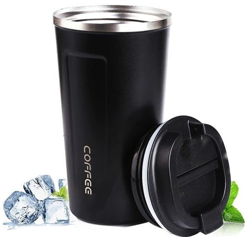 Kubek termiczny COFFEE herbatę Stal Czarny termos kawę szczelny 510ML na Arena.pl