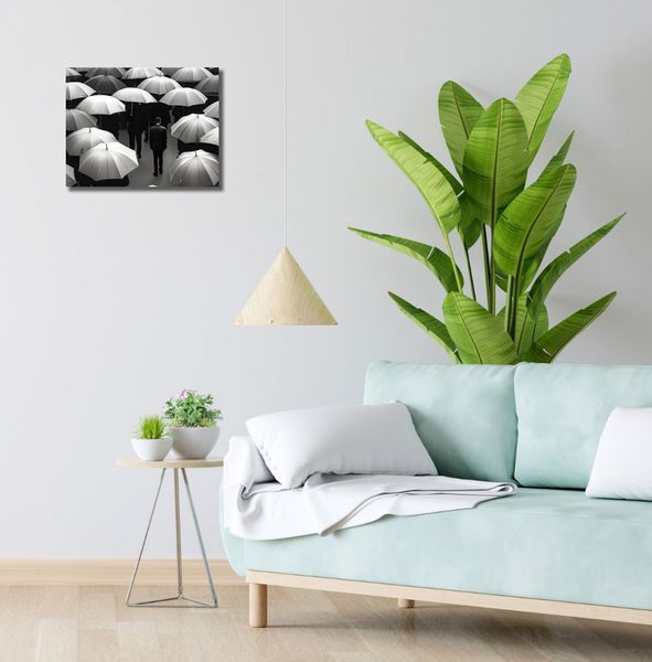 Obraz 40x30cm Samotność w Tłumie zdjęcie 2