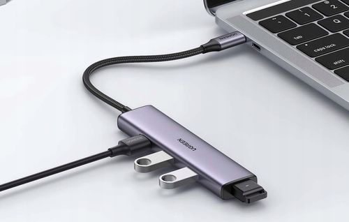 Hub USB UGREEN CM473 Adapter Hub USB do 4x USB 3.0 1 x USB-C na Arena.pl